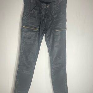 Joie Black Quilted Pants